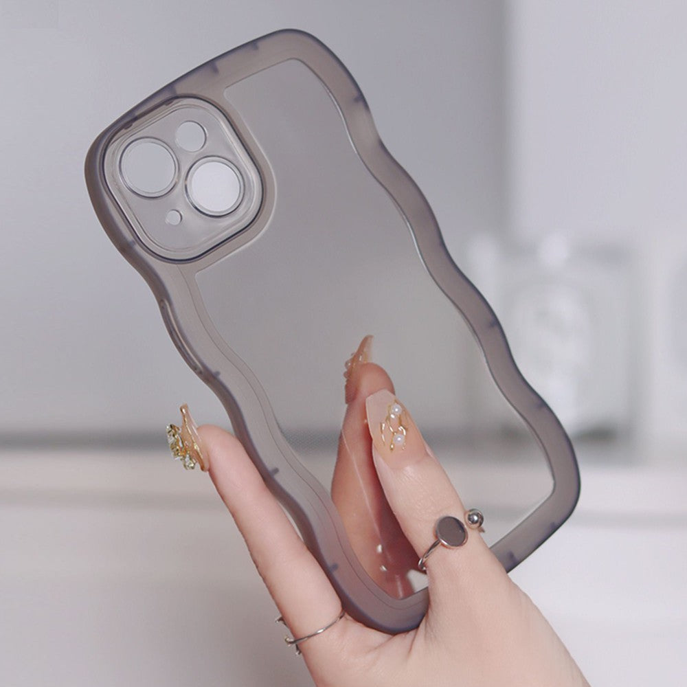 IMAK UX-8 Series Wavy Shape Shockproof Case for iPhone 14 Plus Soft TPU Phone Case Transparent Anti-Drop Protective Cover IMAK UX-8 Series Wavy Shape Shockproof Case for iPhone 14 Plus Soft TPU Phone Case Transparent Anti-Drop Protective Cover